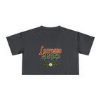 Lacrosse Mama Crop Tee | Retro Lacrosse Graphic, Mom Sports Top - Magnolia Wild SC