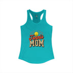 Mom Tennis Mom Racerback Tank – Personalized Name & Number Option | Lightweight Women’s Tennis Tank Top - Magnolia Wild SC