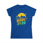 Brazil Soccer T-shirt - Brazil Skyline Tee for Fans
