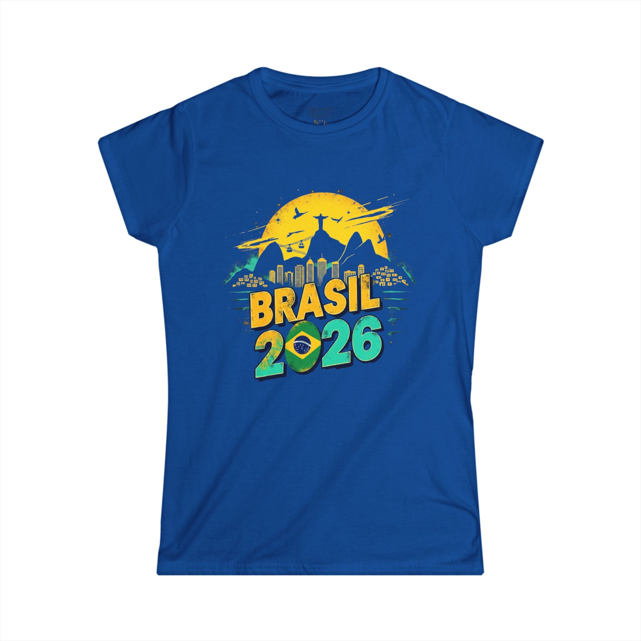 Brazil Soccer T-shirt - Brazil Skyline Tee for Fans