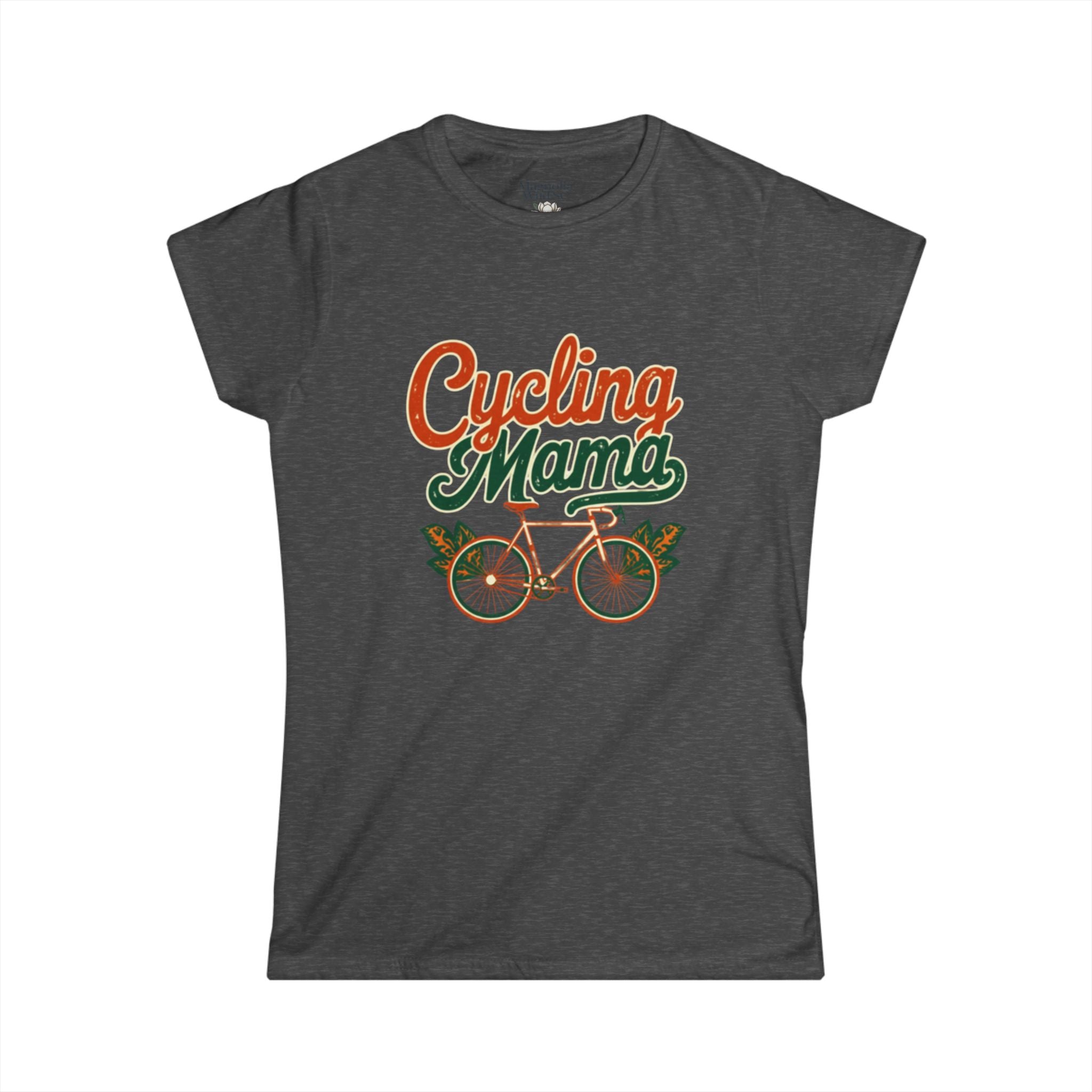 Retro Cycling Mama Tee - Magnolia Wild SC