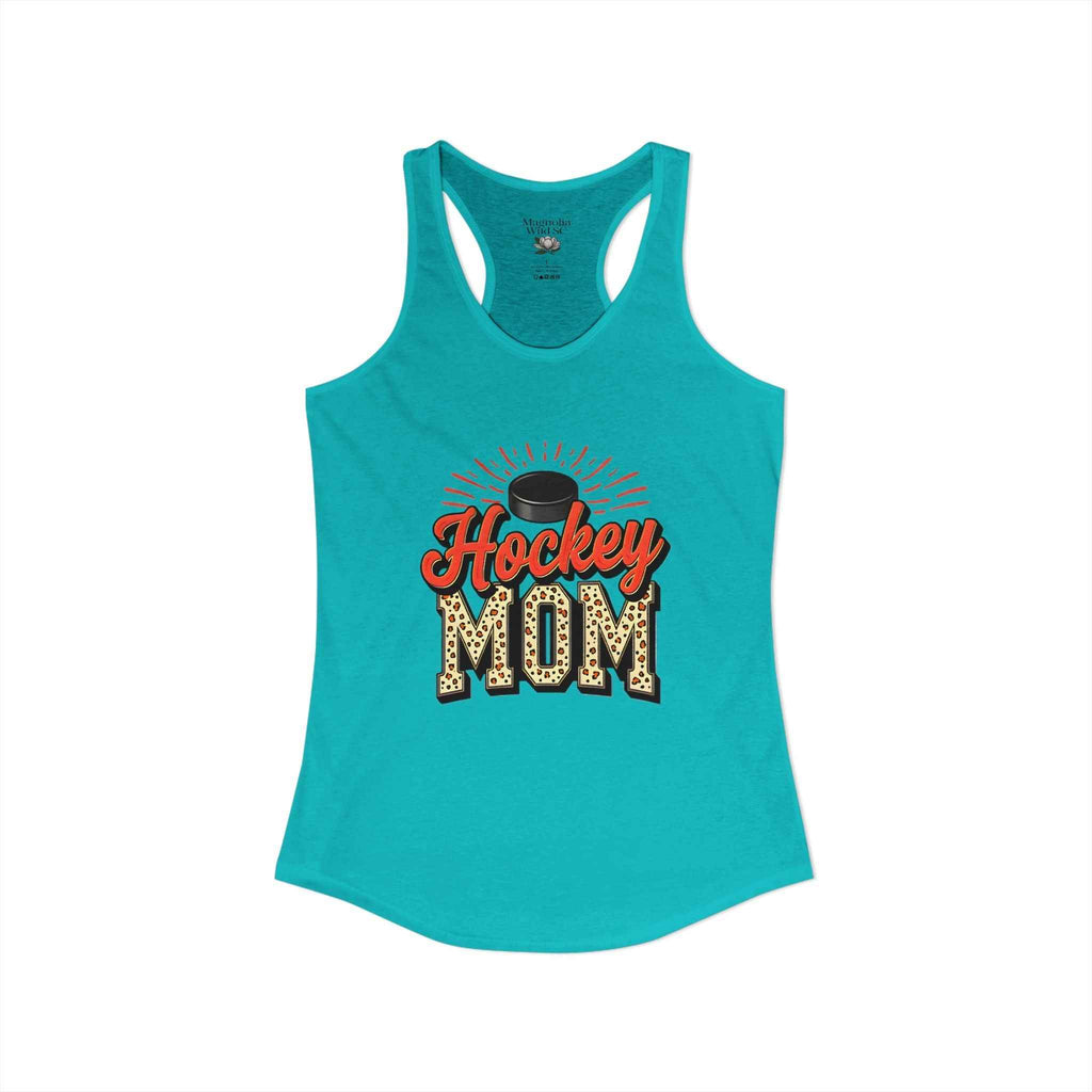 Hockey Mom Racerback Tank – Personalized Name & Number Option