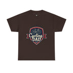 Retro Badge Style: The Vintage Cycling Dad Shield Tee - Magnolia Wild SC