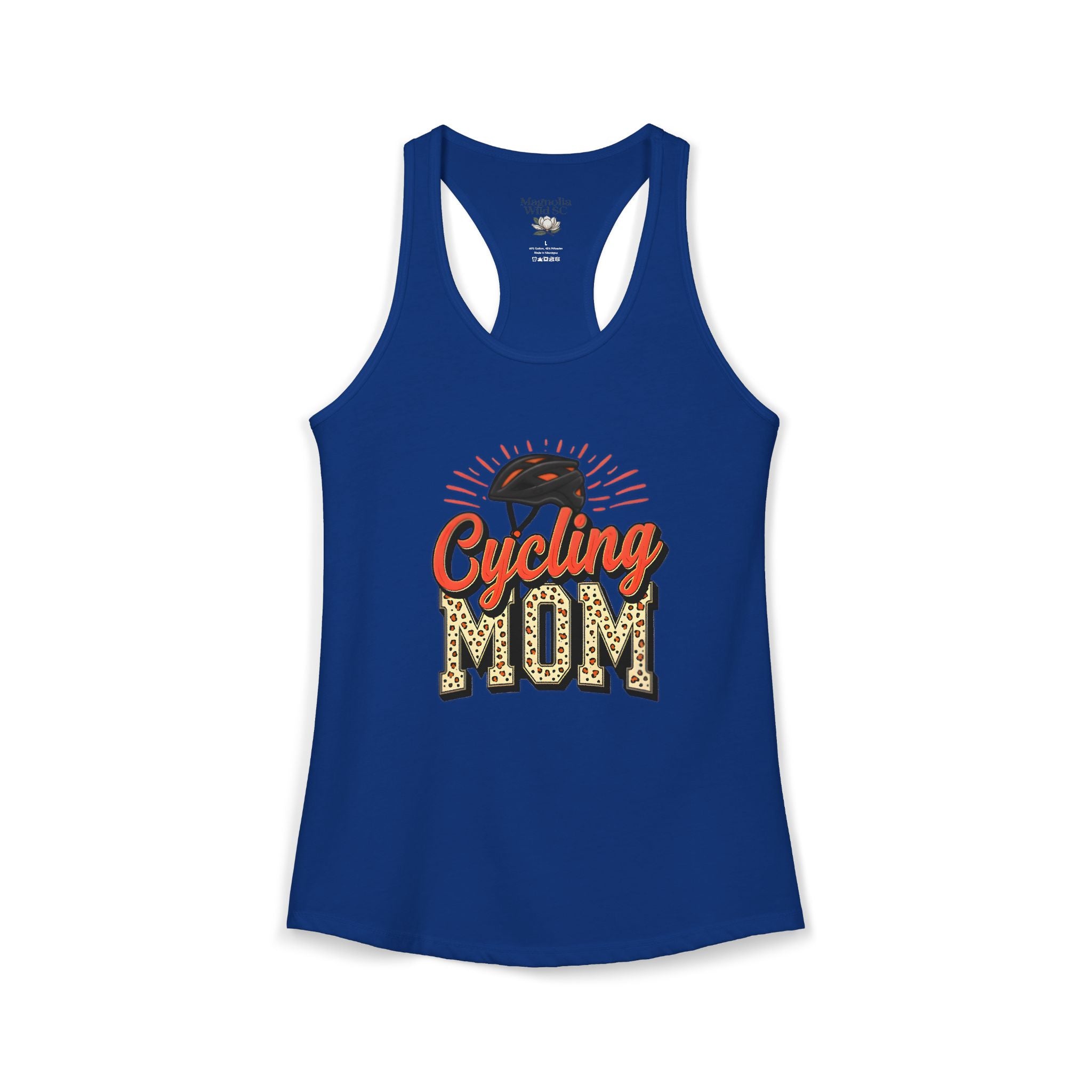 Personalized Cycling Mom Racerback Tank – Personalized Name & Number Option | Lightweight Women’s Cycling Tank TopCycling Racerback Tank - Magnolia Wild SC