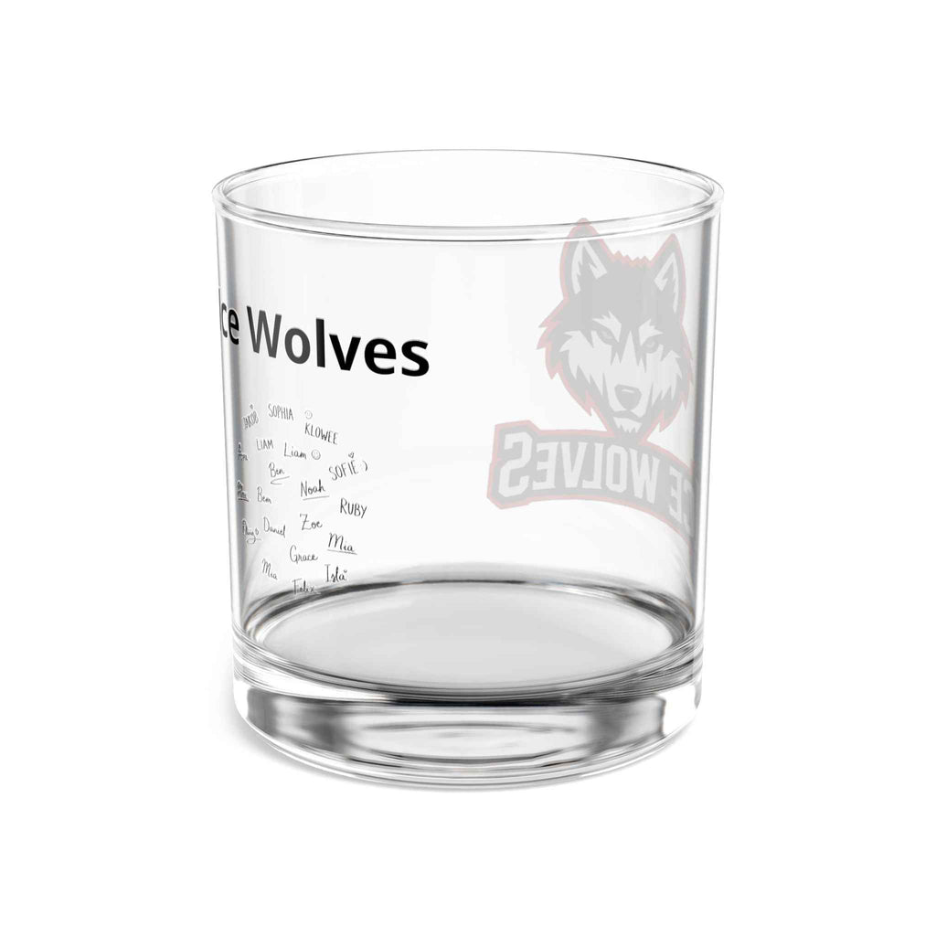 Personalized Full-Color Whiskey Rocks Glass (10oz) – Custom Team Logo, Name & Message | Coach Gift, Father’s Day Gift, Sports Team Keepsake