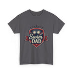 Retro Badge Style: The Vintage Swim Dad Shield Tee - Magnolia Wild SC