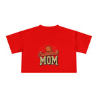 Basketball Mom Cheetah Print Women's Crop Tee - Magnolia Wild SC