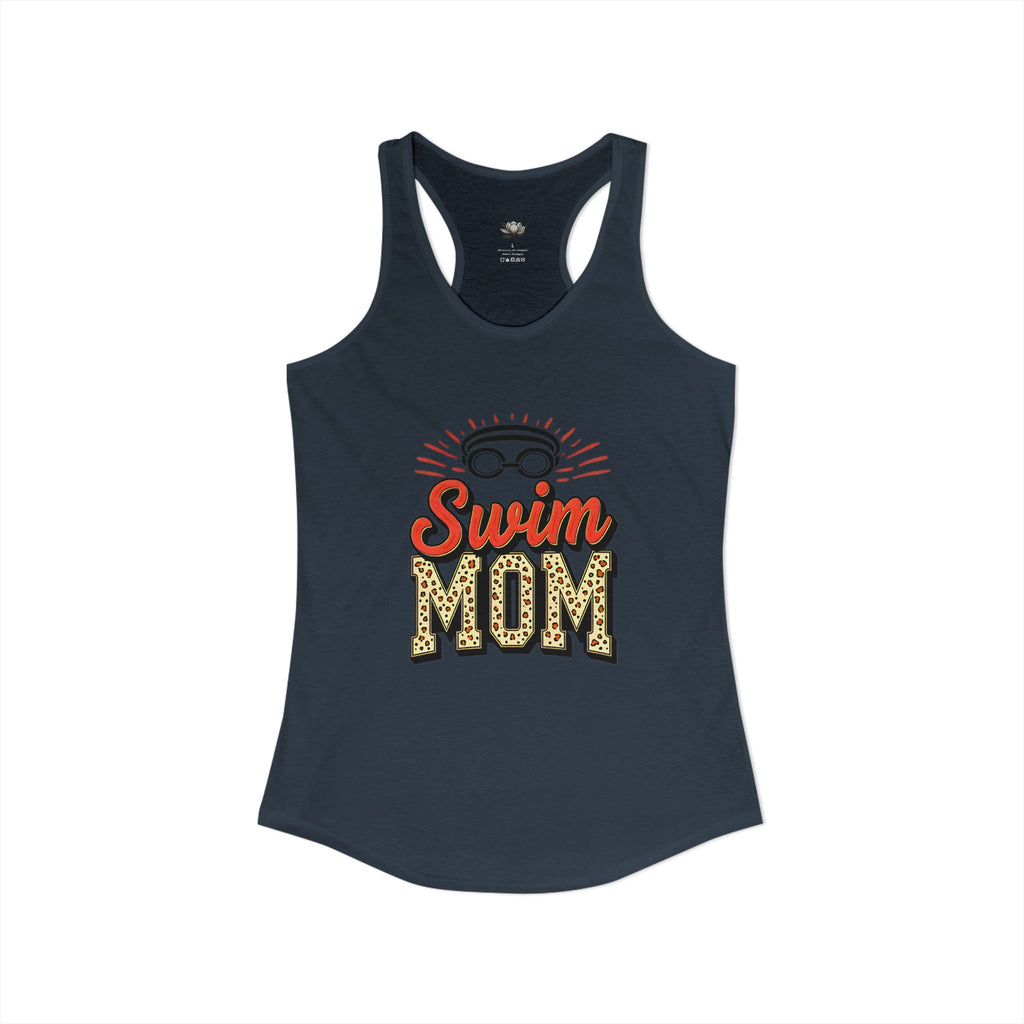 Swim Mom Racerback Tank – Personalized Name & Number Option - Magnolia Wild SC
