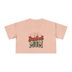 Baseball Mom Cheetah Print Women's Crop Tee - Magnolia Wild SC