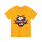 Retro Badge Style: The Vintage Cross Country Dad Shield Tee - Magnolia Wild SC
