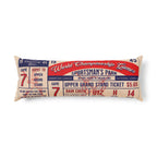 Baseball Championship Game 7 Ticket Body Pillow | Custom Year, Teams, Game Number