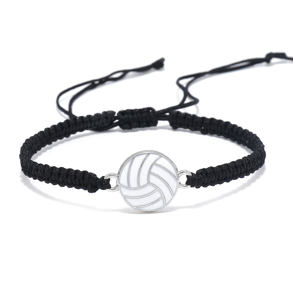 Multi-Sport Braided Bracelet Adjustable Jewelry for Game Day Fans - Magnolia Wild SC