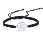 Multi-Sport Braided Bracelet Adjustable Jewelry for Game Day Fans - Magnolia Wild SC