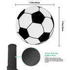 Soccer Ball Mouse Pad – Non-Slip Rubber Base Polyester Mouse Pad - Magnolia Wild SC