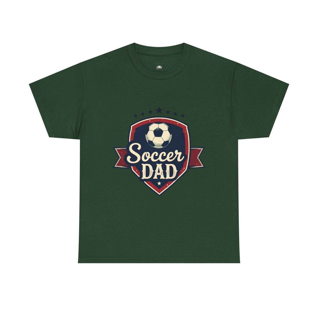 Retro Badge Style: The Vintage Soccer Dad Shield Tee