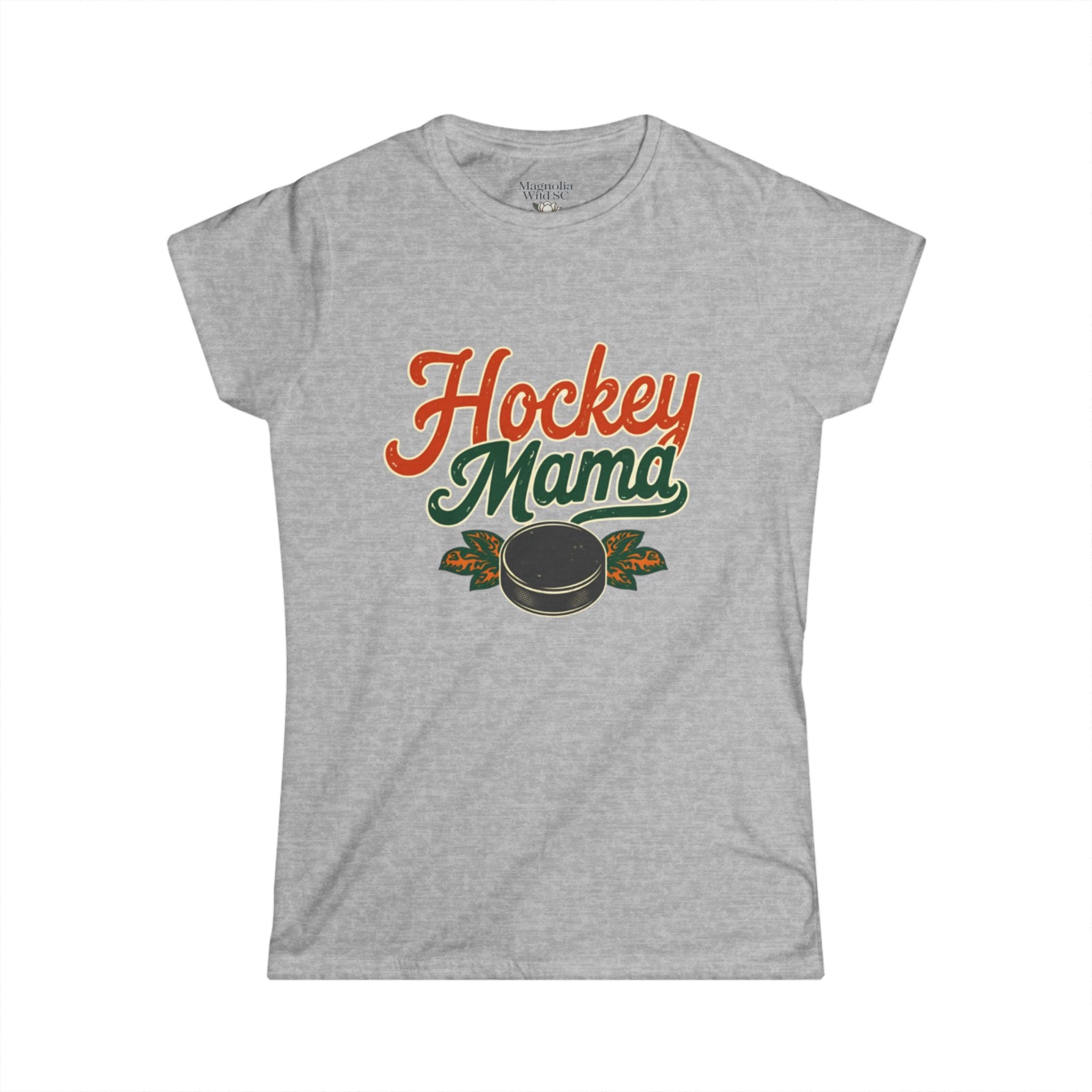 Vintage Inspired Hockey Mama Tee - Magnolia Wild SC