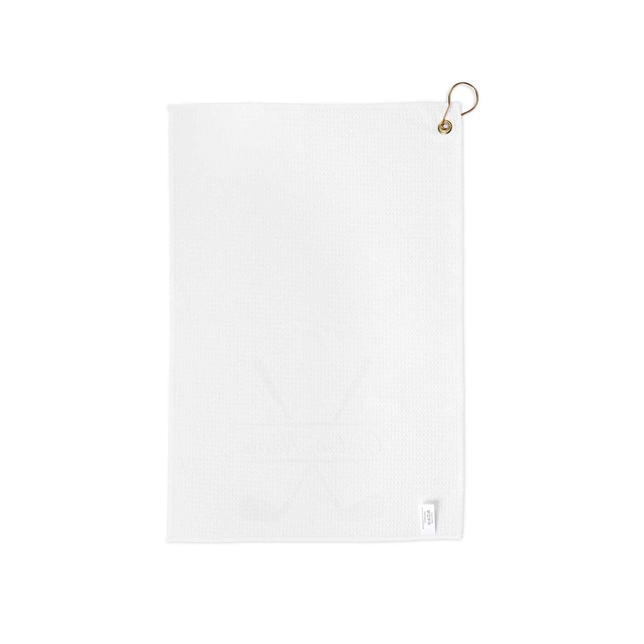 Personalized Golf Towel – Custom Name with Crossed Clubs Design