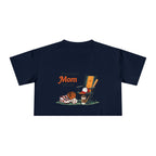 Baseball Mom Mode Crop Tee - Magnolia Wild SC
