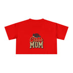 Cross Country Mom Cheetah Print Women's Crop Tee - Magnolia Wild SC