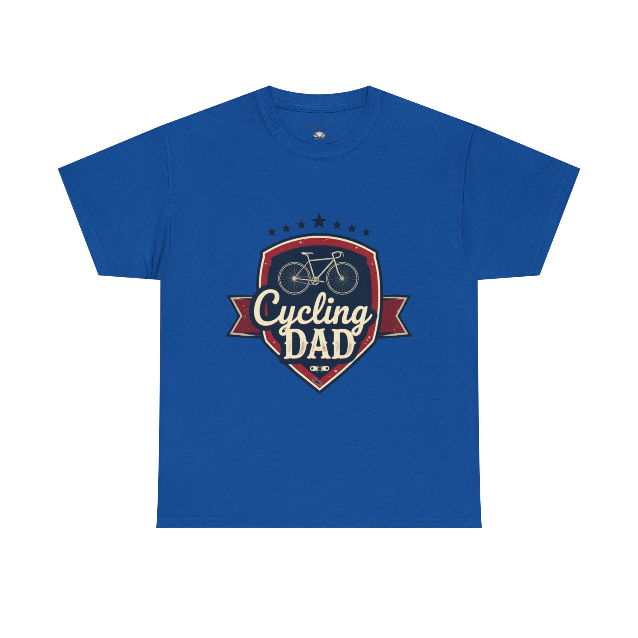 Retro Badge Style: The Vintage Cycling Dad Shield Tee - Magnolia Wild SC