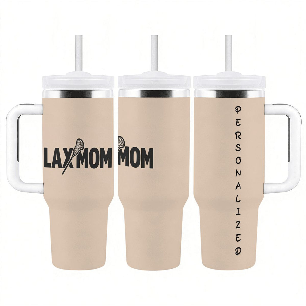 Lacrosse Mom 40oz Tumbler – Personalized LAX Mom Gift with Custom Name Option - Magnolia Wild SC