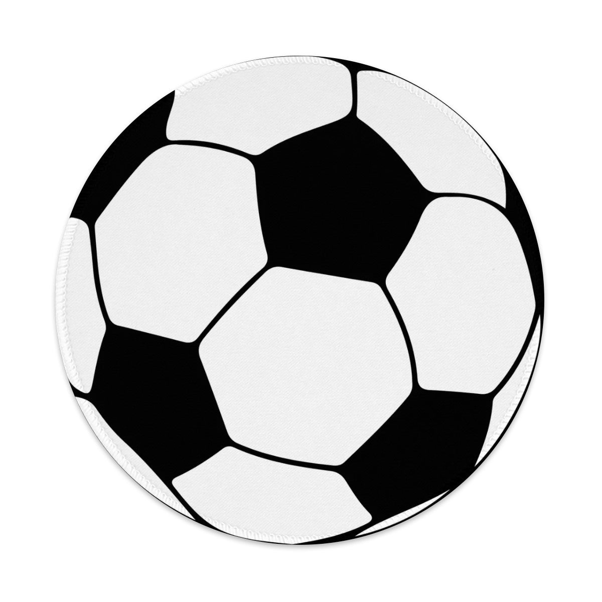 Soccer Ball Mouse Pad – Non-Slip Rubber Base Polyester Mouse Pad - Magnolia Wild SC