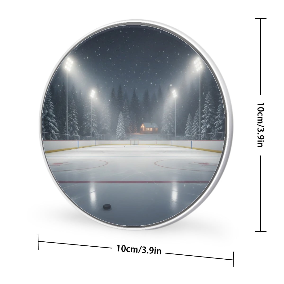 Hockey Rink Wireless Charger - Magnolia Wild SC