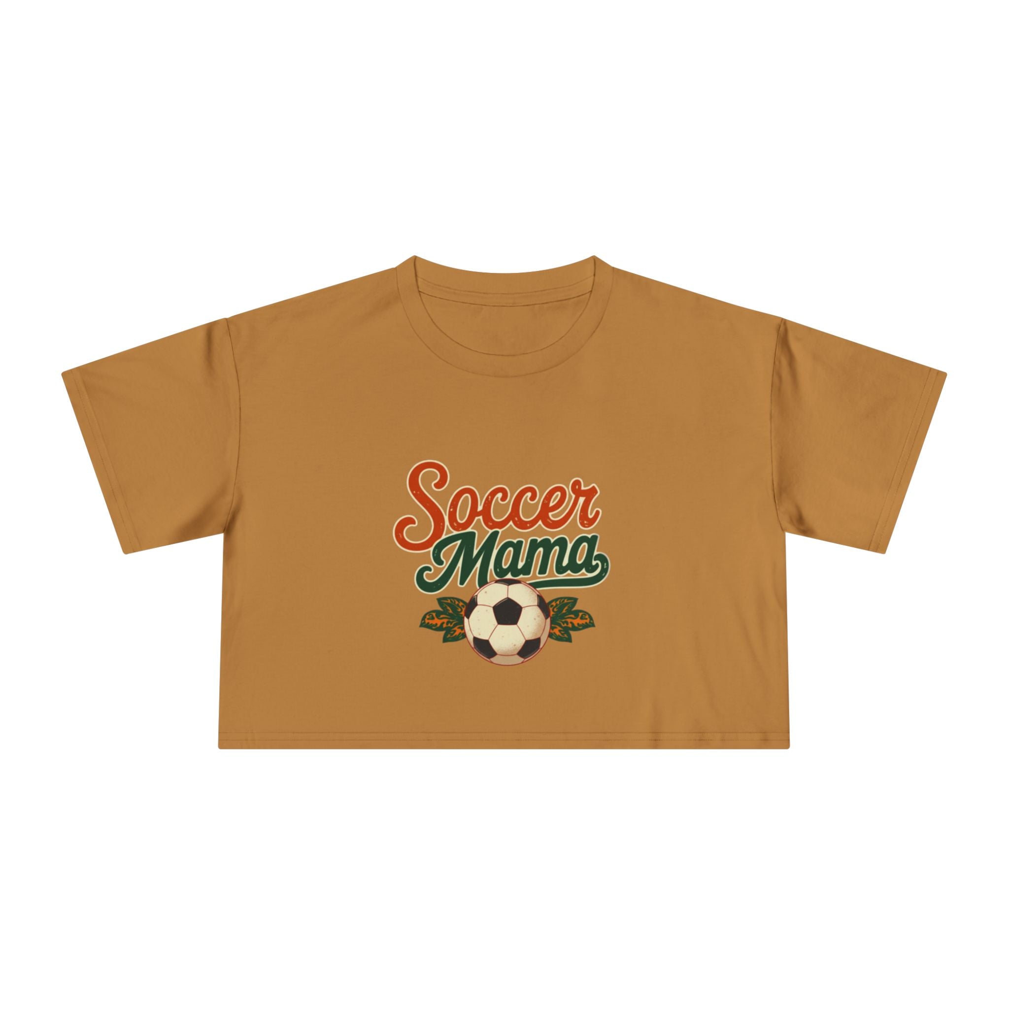 Soccer Mama Crop Tee | Retro Soccer Graphic, Mom Sports Top - Magnolia Wild SC