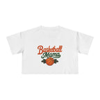 Basketball Mama Crop Tee | Retro Basketball Graphic, Mom Sports Top - Magnolia Wild SC