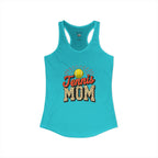 Mom Tennis Mom Racerback Tank – Personalized Name & Number Option | Lightweight Women’s Tennis Tank Top - Magnolia Wild SC