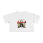 Volleyball Mom Cheetah Print Women's Crop Tee - Magnolia Wild SC
