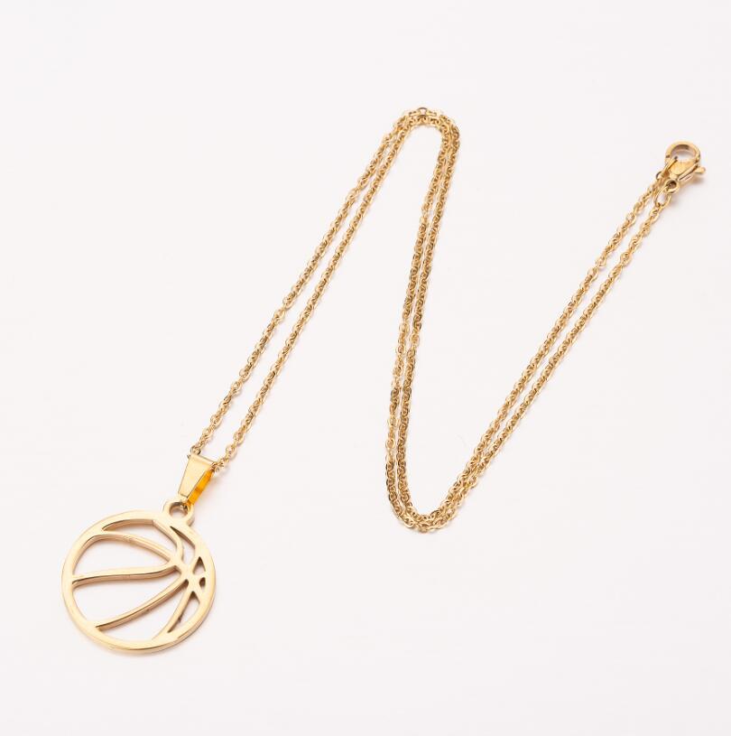 Volleyball Pendant Necklace – Sporty Everyday Jewelry for Fans - Magnolia Wild SC