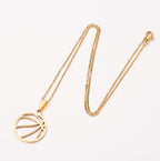 Volleyball Pendant Necklace – Sporty Everyday Jewelry for Fans - Magnolia Wild SC