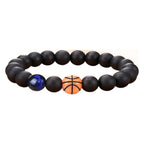 Adjustable Sports Obsidian Bracelet for Athletes and Fans - Magnolia Wild SC
