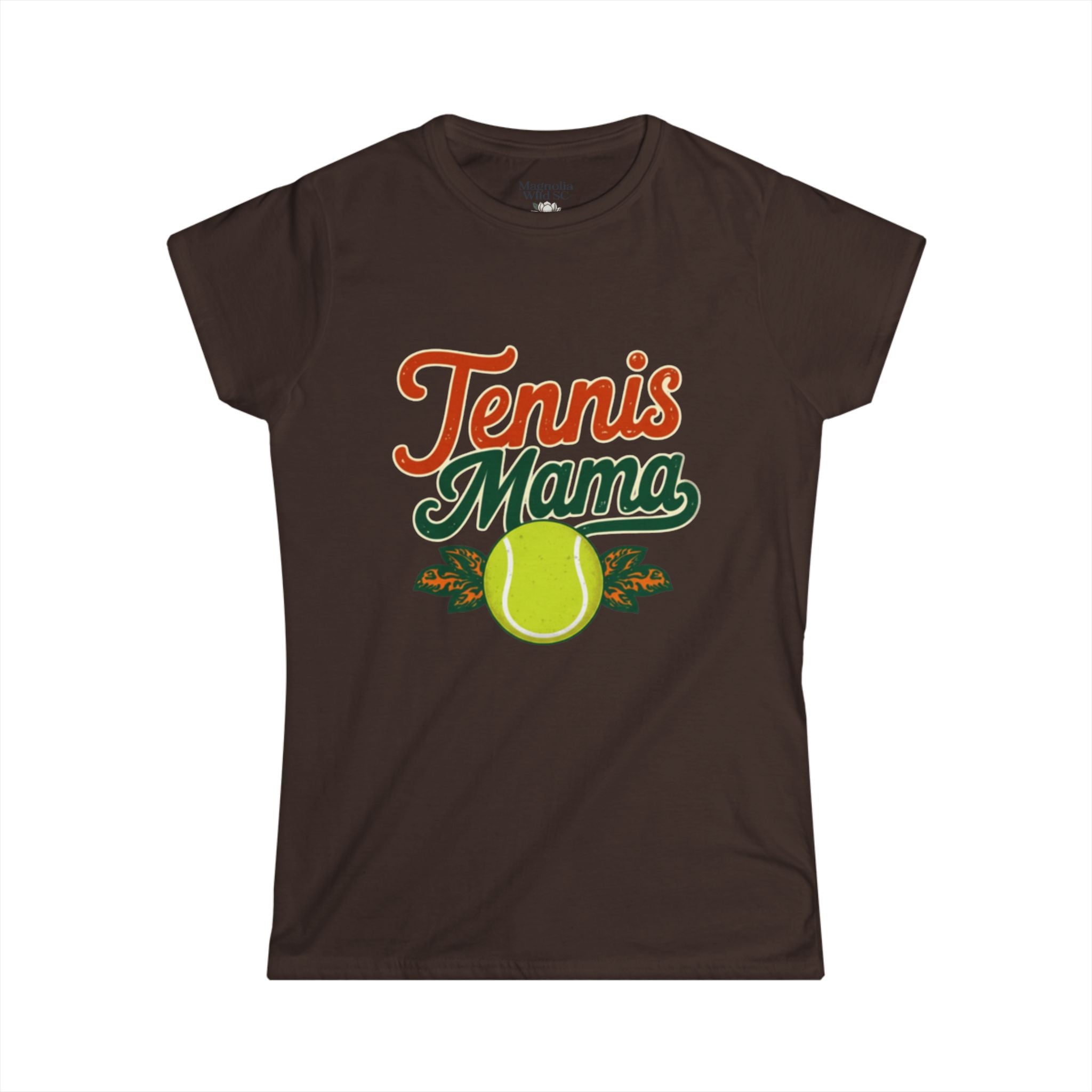 Retro Tennis Mama Tee - Magnolia Wild SC