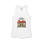 Swim Mom Racerback Tank – Personalized Name & Number Option