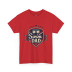 Retro Badge Style: The Vintage Swim Dad Shield Tee - Magnolia Wild SC