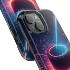 Neon Laser Hockey Puck Impact-Resistant Phone Case - Magnolia Wild SC