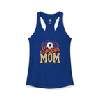 Soccer Mom Racerback Tank – Personalized Name & Number Option | Lightweight Women’s Soccer Tank Top - Magnolia Wild SC