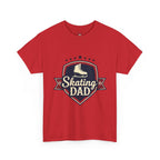 Retro Badge Style: The Vintage Figure Skating Dad Shield Tee - Magnolia Wild SC