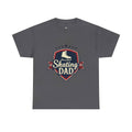 Retro Badge Style: The Vintage Figure Skating Dad Shield Tee