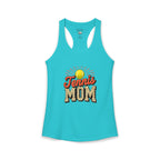 Mom Tennis Mom Racerback Tank – Personalized Name & Number Option | Lightweight Women’s Tennis Tank Top - Magnolia Wild SC