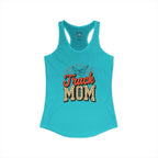 Track Mom Racerback Tank – Personalized Name & Number Option