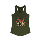 Track Mom Racerback Tank – Personalized Name & Number Option