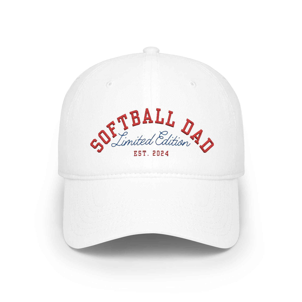Personalized Softball Dad Baseball Cap — Limited Edition "Established [Year]"