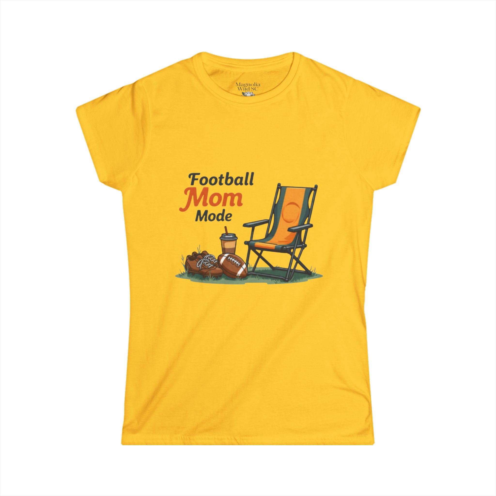 Football Mom Mode Tee - Magnolia Wild SC