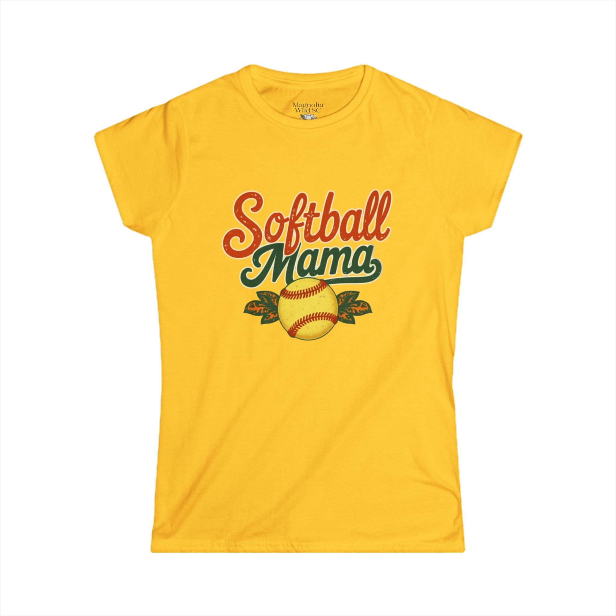 Retro Softball Mom Shirt - Vintage Style Shirt for Proud Softball Moms