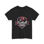 Retro Badge Style: The Vintage Football Dad Shield Tee