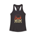Track Mom Racerback Tank – Personalized Name & Number Option