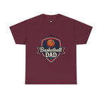 Retro Court Style: The Vintage Basketball Dad Shield Tee - Magnolia Wild SC